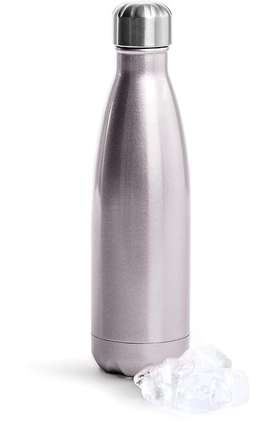 Thermos SAGAFORM Thermo Bottle 500ml ToGo 5017709, Pink-silver Lifestyle