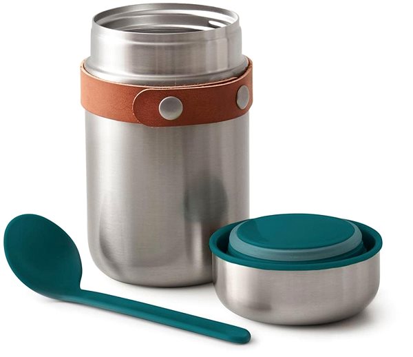 Thermos BLACK + BLUM Thermos Food Flask, 400ml, Stainless-steel/Blue Screen