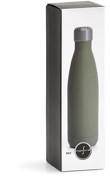 Thermos SAGAFORM Thermo Bottle 500ml ToGo 5018082, Green Packaging/box