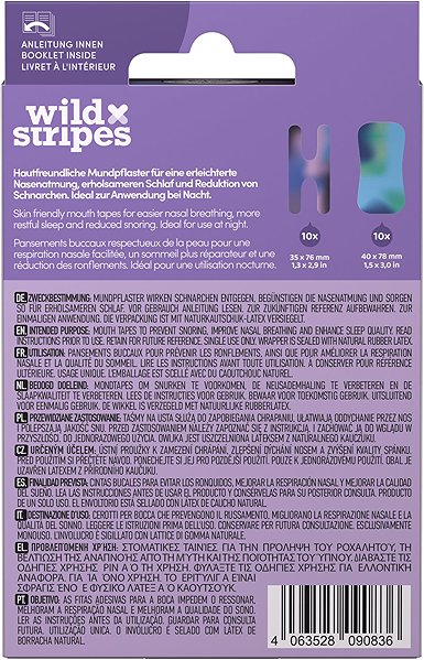 Tapasz WILD Stripes Mouth Patches Sunset 20 db ...