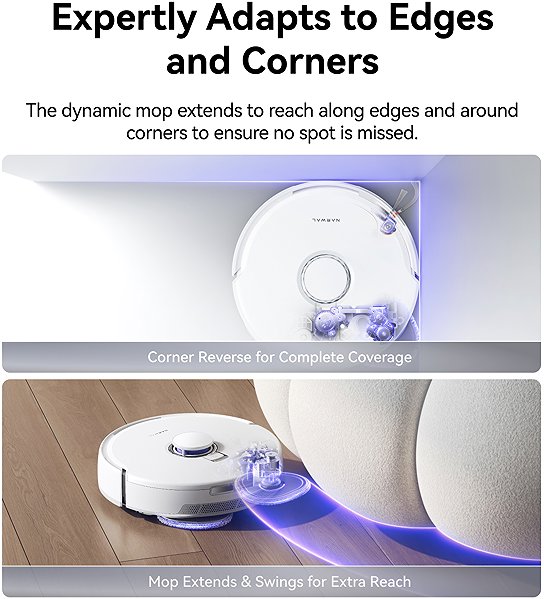 Robot Vacuum Narwal Freo Z10 Pro AI Robot with Rotating Mop and Self-Cleaning Station ...