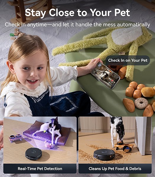 Robot Vacuum Narwal Flow 2 AI Robot with Belt Mop and Self-Cleaning Station ...