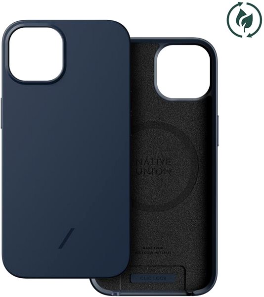 Kryt na mobil Native Union MagSafe Clip Pop Navy iPhone 13 ...