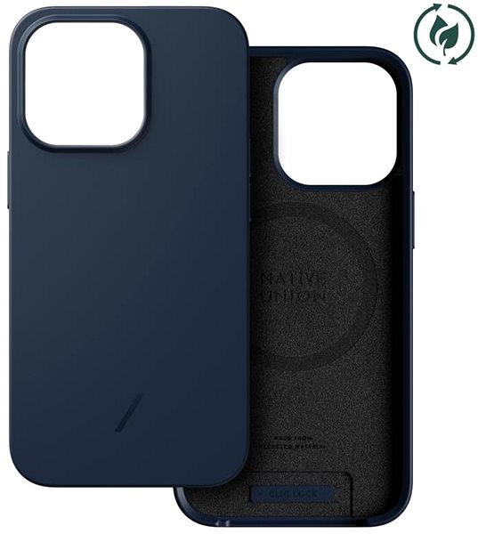 Kryt na mobil Native Union MagSafe Clip Pop Navy iPhone 13 Pro Max ...
