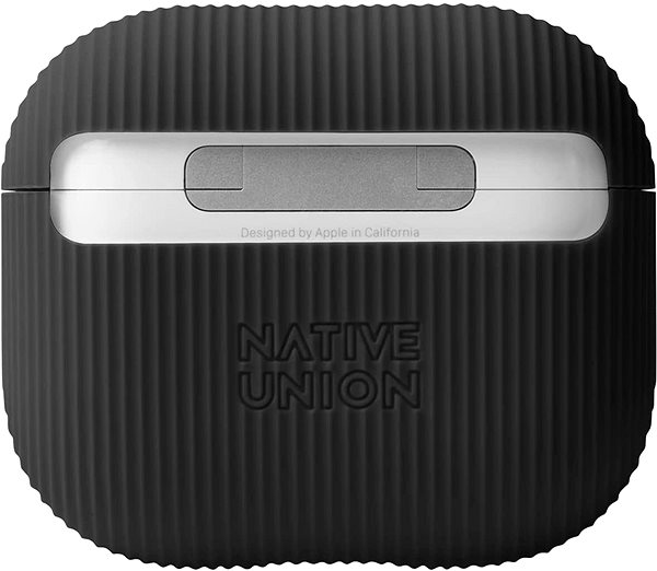 Kopfhörer-Hülle Native Union Curve Case Black für AirPods 3 Rückseite