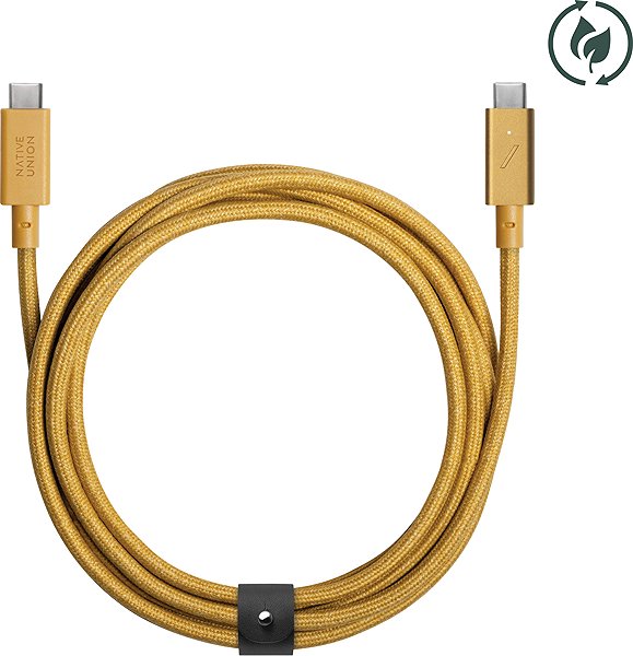 Data Cable Native Union Belt Cable Pro (USB-C - USB-C) 2.4m Kraft ...