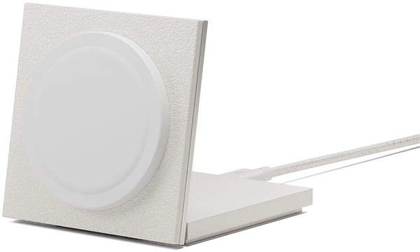 Native Union Rise Solo Qi2 Sandstone wireless charger.