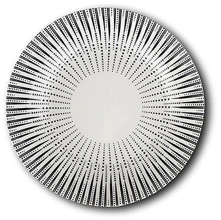 NAVA Greece Iris 20cm porcelain deep plates, set of 4.