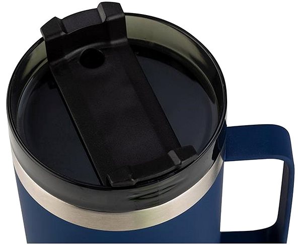 Thermal Mug NAVA Greece Tumbler We care with handle 900 ml, black ...