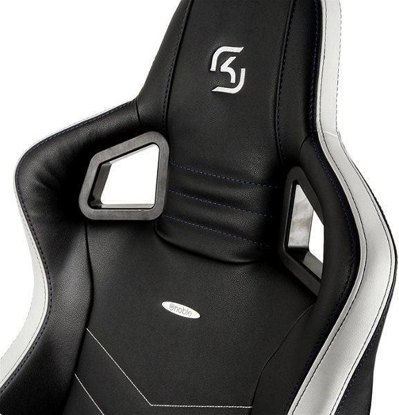 Gaming-Stuhl Noblechairs EPIC SK Gaming Edition, schwarz/weiß/blau ...