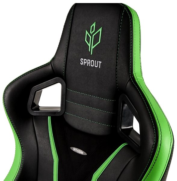 Gamer szék Noblechairs EPIC Sprout Edition, fekete-zöld ...