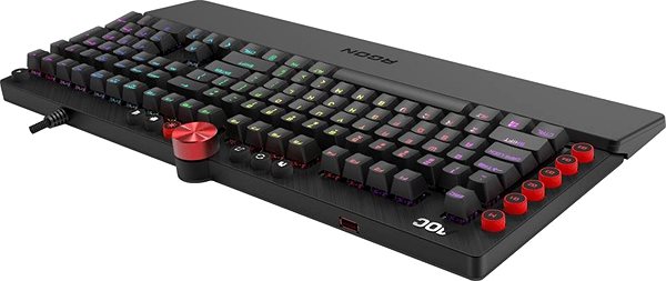 Herná klávesnica AOC AGK700 Gaming Možnosti pripojenia (porty)