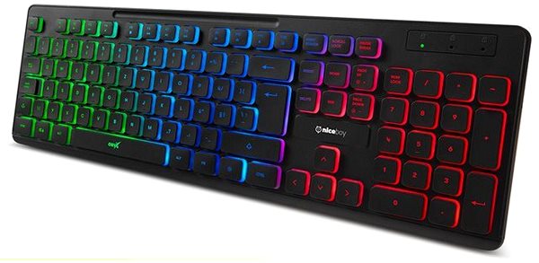 Gaming Keyboard Niceboy ORYX K100 Lateral view
