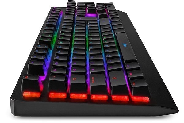 Gaming Keyboard Niceboy ORYX K610 Chameleon - EN Lateral view