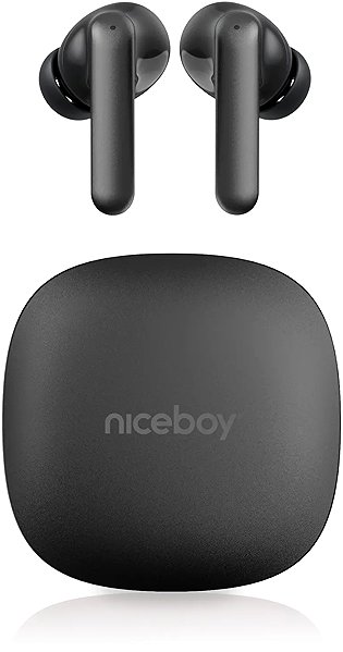 Vezeték nélküli fül-/fejhallgató Niceboy Pins 4 PRO Black ...