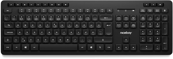 Keyboard Niceboy OFFICE K10 Comfort - CZ/SK Screen