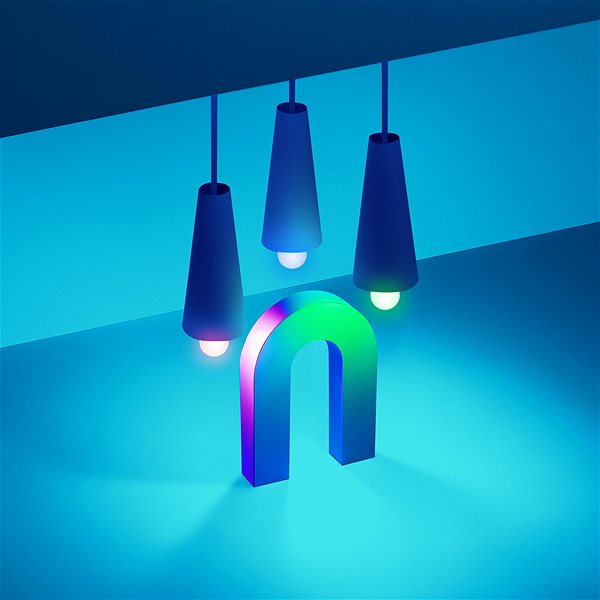 LED izzó Niceboy ION SmartBulb RGB E27, 9 W, szett, 3 db ...