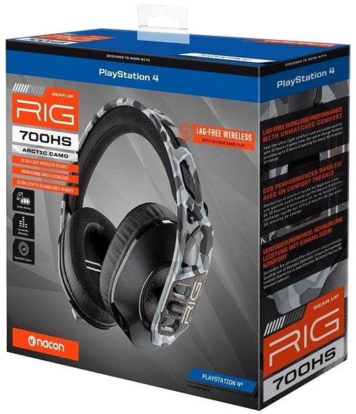 Gaming Headphones Nacon RIG 700HS, Artic Camo Packaging/box