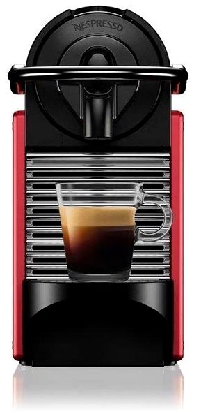 Coffee Pod Machine NESPRESSO De'Longhi Pixie Electric Red EN124.R Screen