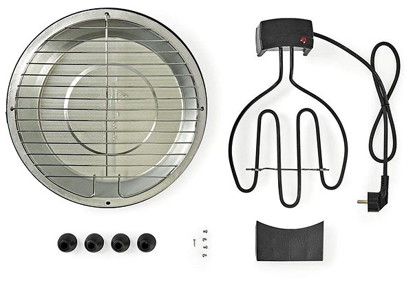 Electric Grill Nedis BBQE112BK ...