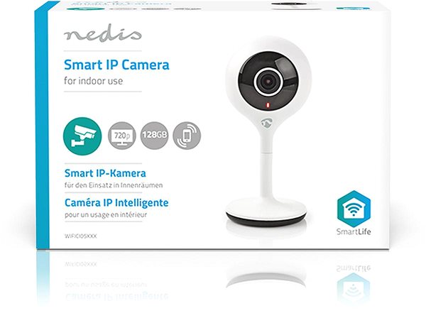 Überwachungskamera NEDIS IP-Kamera WIFICI05WT Verpackung/Box