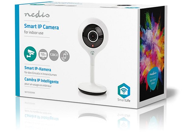 Überwachungskamera NEDIS IP-Kamera WIFICI05WT Verpackung/Box