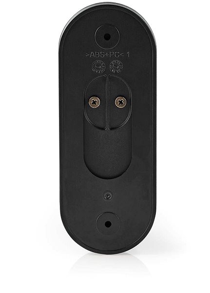 Klingel NEDIS Wi-Fi Smarte Türklingel mit Kamera Rückseite