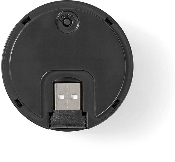 Zvonček NEDIS WiFi inteligentný bezdrôtový dverný zvonček Zadná strana