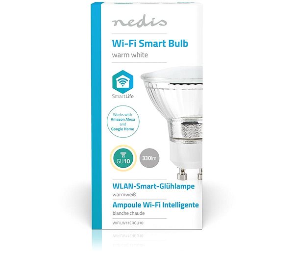 LED Bulb NEDIS Wi-Fi Smart LED Bulb GU10 WIFILW11CRGU10 Features/technology
