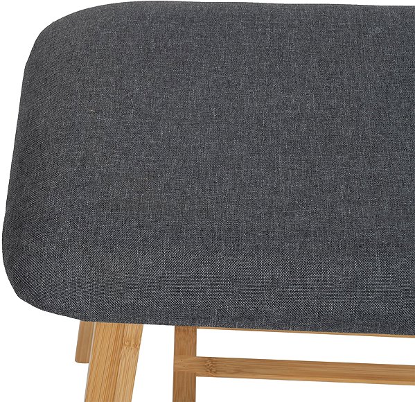 Nejlevnější nábytek Jumo Bench, Natural/Grey Fabric