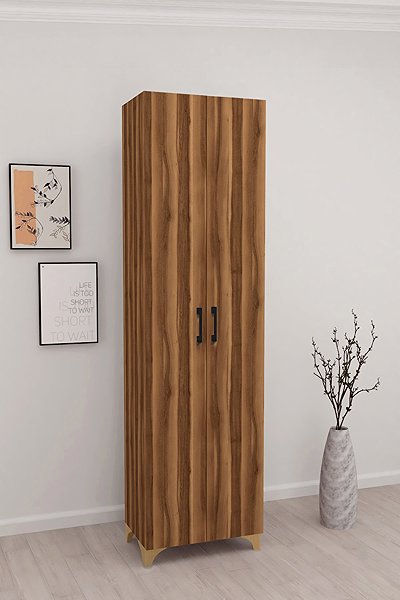Nejlevnější nábytek Halivcan shelving unit, walnut.