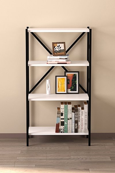 Shelving Unit Cheapest furniture Halros, metal, black/white ...