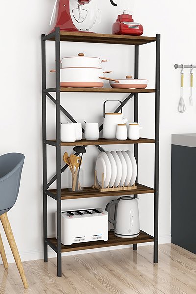 Shelving Unit Cheapest furniture Rosul, metal, black/alloy ...