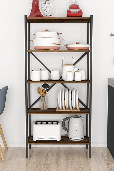 Shelving Unit Cheapest furniture Rosul, metal, black/alloy ...