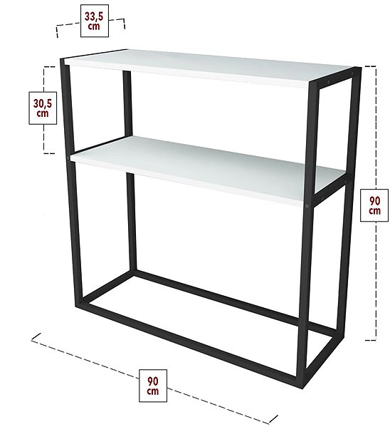 Shelving Unit Cheapest Vallo furniture, metal, black/white ...