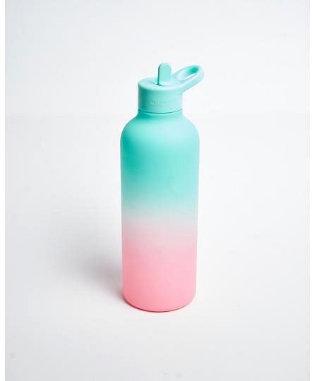Trinkflasche Neon Kactus Tritan Flasche 1,3 l türkis/rosa ...