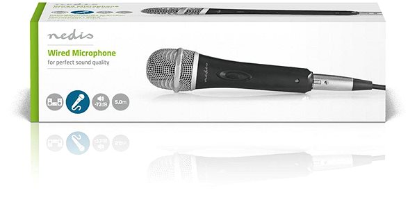Microphone NEDIS MPWD50BK Packaging/box