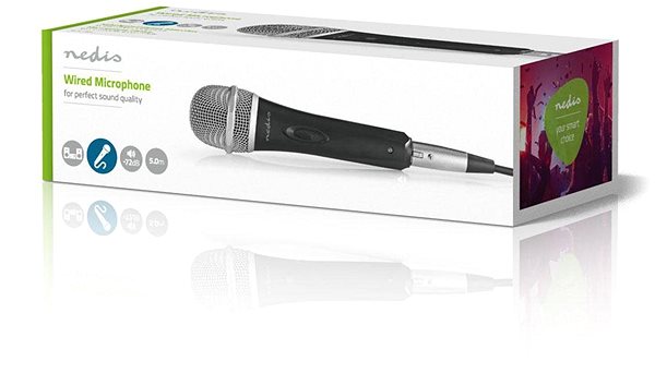 Microphone NEDIS MPWD50BK Packaging/box