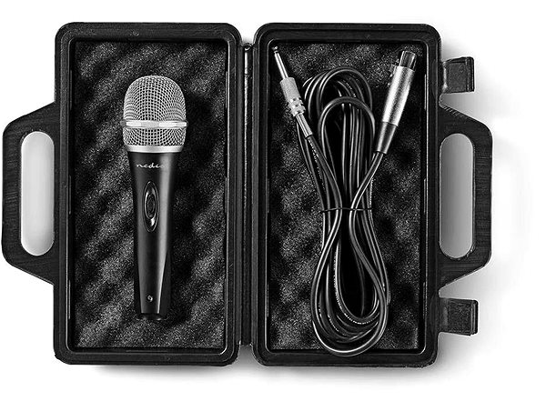 Mikrofon NEDIS MPWD50CBK Csomag tartalma