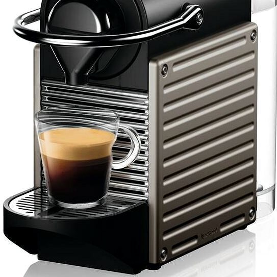 Coffee Pod Machine NESPRESSO Krups Pixie Electric Titanium XN304T10 Features/technology