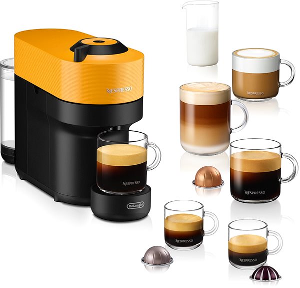 Coffee Pod Machine Nespresso De'Longhi Vertuo POP ENV90.Y ...