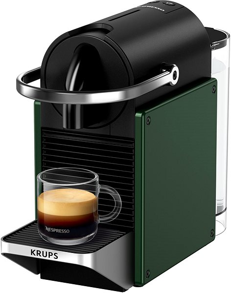Kávovar na kapsuly NESPRESSO KRUPS Pixie Dark Green XN306310 ...