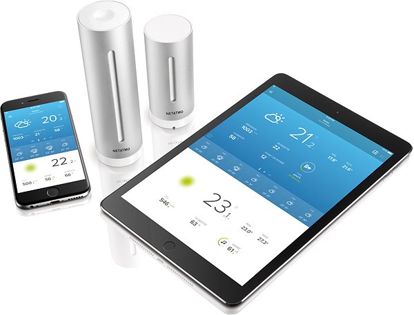 Weather Station Netatmo Urban Weather Station + Indoor Module Features/technology