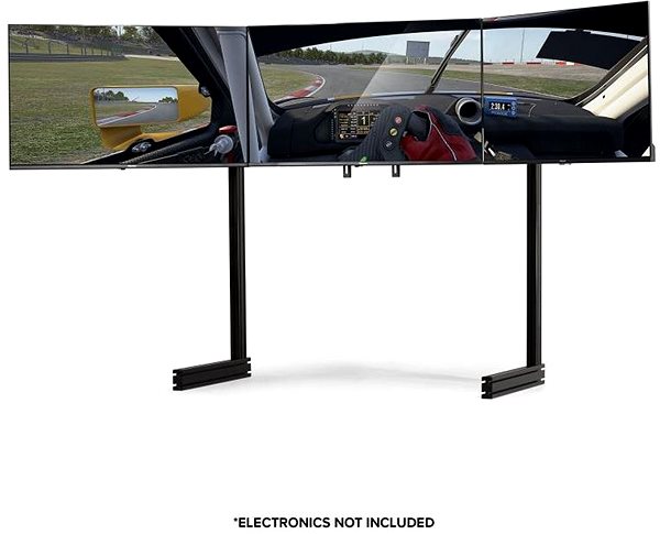 Držiak na monitor Next Level Racing ELITE Free Standing Triple Monitor Stand, Samostatný stojan na 3 monitory, čierny ...