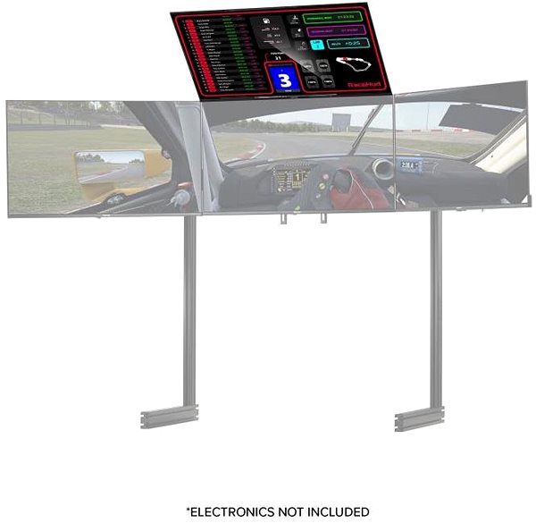 Monitorhalterung Next Level Racing ELITE Free Standing Quad Add-On, zusätzliche Halterung für einen vierten Overhead-Monitor, schwarz ...