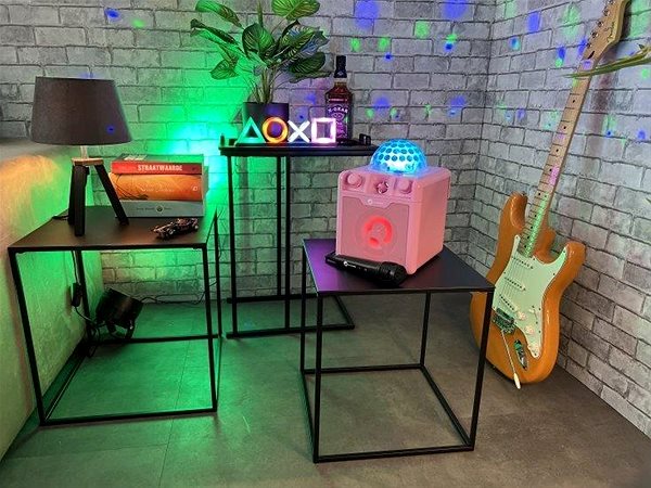 Bluetooth Speaker N-GEAR Disco Block 410 pink ...