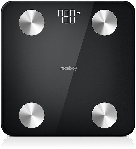 Bathroom Scale Niceboy SmartScale 2 Black ...