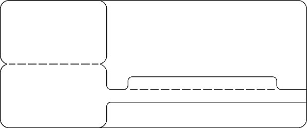 Paper labels Niimbot labels T 25x30mm+47mm, 900pcs white, for K3 .