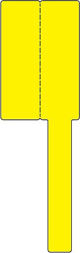 Paper labels Niimbot labels TT V 30x45mm + 50x9mm, yellow, for cables, for M2 .