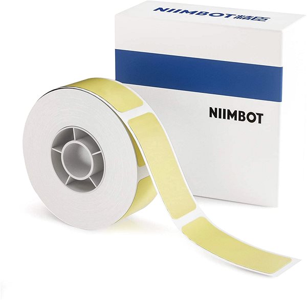 Etiketten Niimbot Etiketten RP 12x40mm 160 Stück leuchtend gelb für D11 und D110 ...